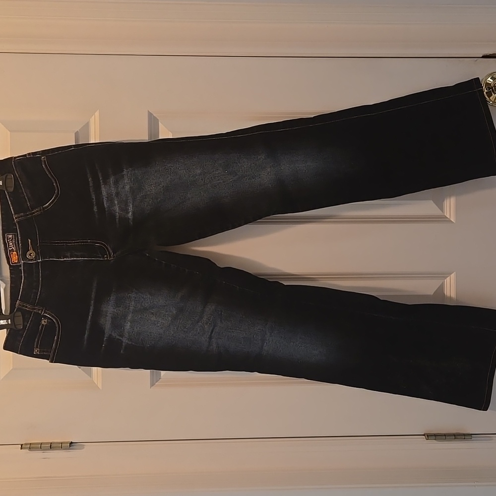 Vintage Y2K Pants 8 Route 66 Velvet Jeans Kick Flare Bootcut Washed Stretchy